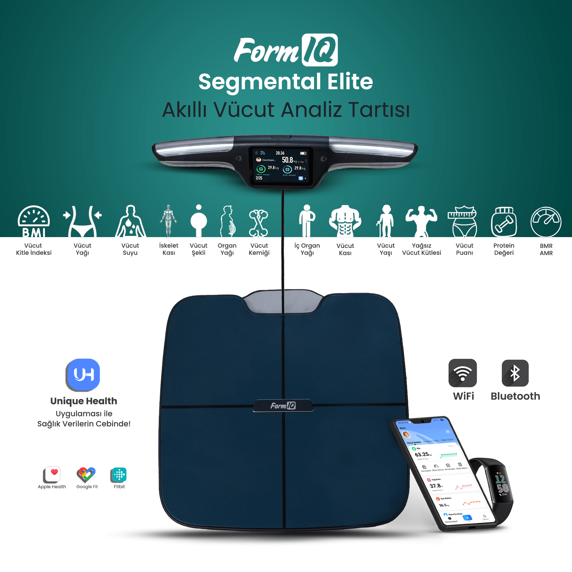 Form IQ Wi-Fi Bluetooth otomatik senkronizasyon