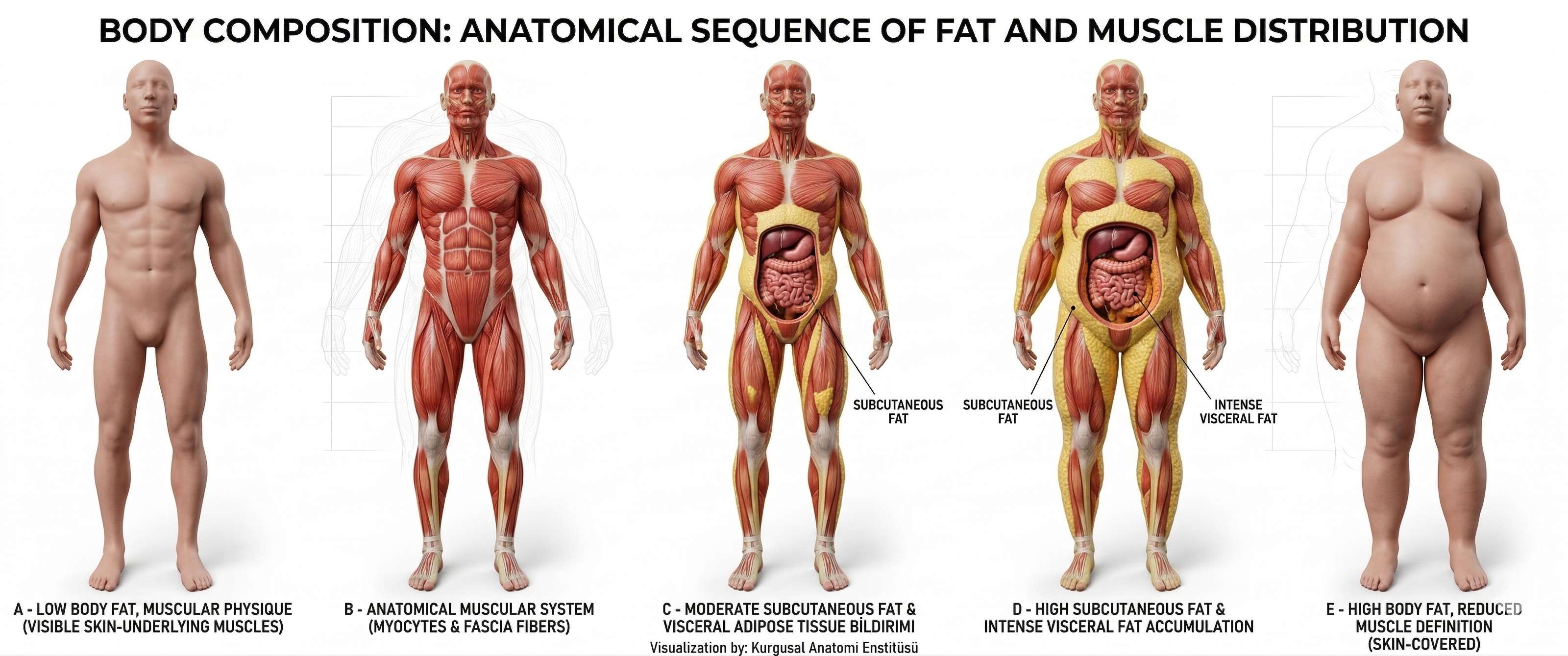 Kas ve Yağ Ağırlığı Karşılaştırması
